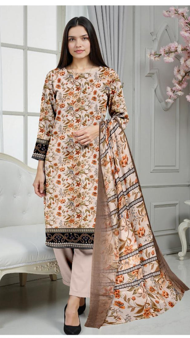 G.U.L AHMAD DIGITAL PRINTED LAWN 3-PC G&A-06