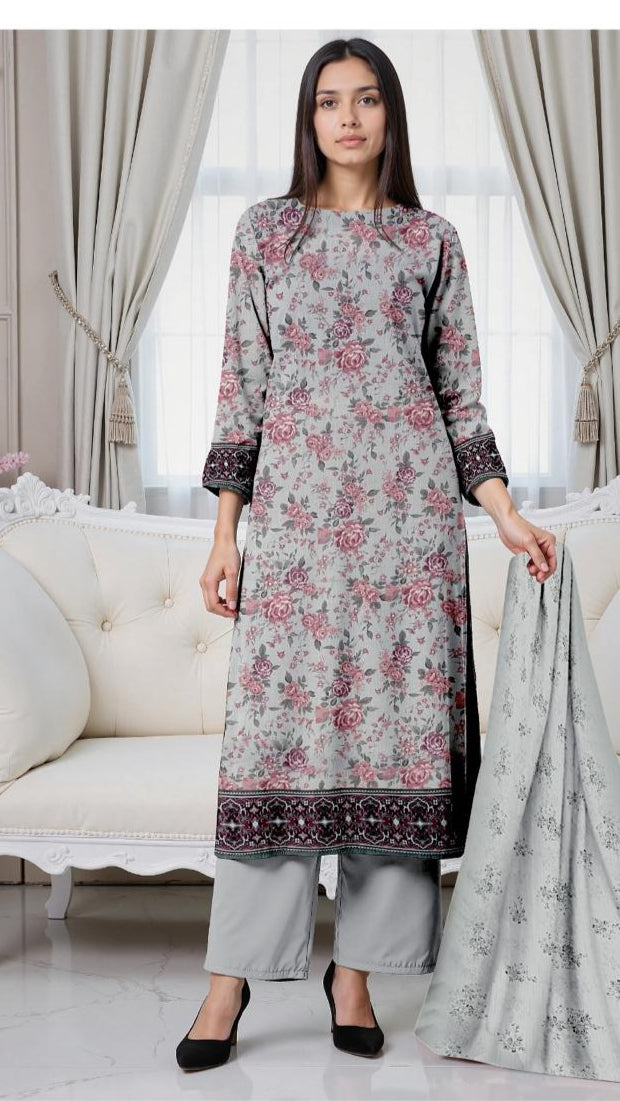 G.U.L AHMAD DIGITAL PRINTED LAWN 3-PC G&A-10