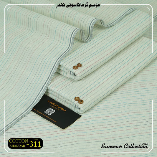 Suit Premium Cotton kamalia Khaddar-KWK-311